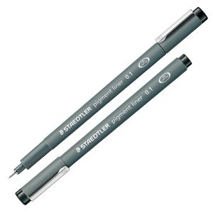 Pennarello Pigment Liner 308 - nero - 0,1 mm - Staedtler - immagine 1