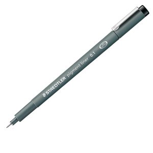 Pennarello Pigment Liner 308 - nero - 0,1 mm - Staedtler - immagine 3