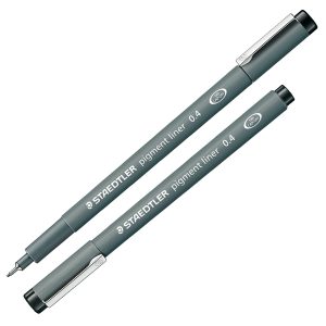 Pennarello Pigment Liner 308 - nero - 0,4 mm - Staedtler - immagine 1