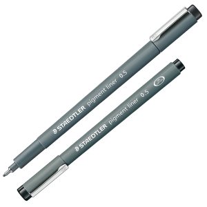 Pennarello Pigment Liner 308 - nero - 0,5 mm - Staedtler - immagine 1