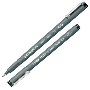 Pennarello Pigment Liner 308 - nero - 0,6 mm - Staedtler - immagine 1