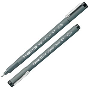 Pennarello Pigment Liner 308 - nero - 0,7 mm - Staedtler - immagine 1
