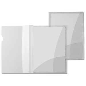 Cartelline con tasche Capri 69/2 - PVC - 21 x 29,7 cm - cristallo - Sei Rota - conf. 5 pezzi - immagine 1