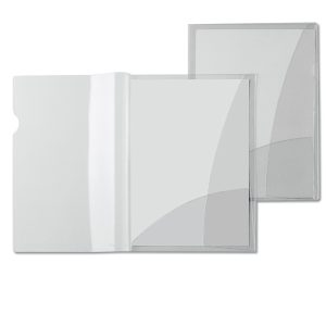 Cartelline con tasche Capri 69/2 - PVC - 21 x 29,7 cm - cristallo - Sei Rota - conf. 5 pezzi - immagine 2