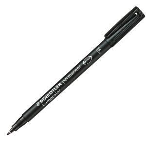 Pennarello Lumocolor Permanent 318 - punta 0,6 mm - nero - Staedtler - immagine 1