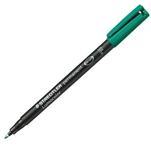Pennarello Lumocolor Permanent 318 - punta 0,6 mm - verde - Staedtler - immagine 1