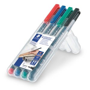 Pennarello Astucci Lumocolor Permanent 318 - punta 0,6 mm - colori assortiti - Staedtler - immagine 1