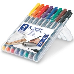 Pennarello Astucci Lumocolor Permanent 318 - punta 0,6 mm - colori assortiti - Staedtler - immagine 1