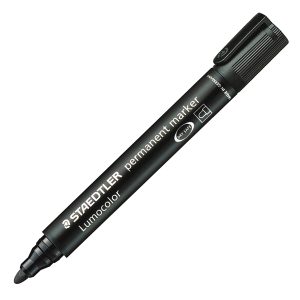 Marcatore Lumocolor Permanent 352 - punta tonda - tratto 2 mm - nero - Staedtler - immagine 1