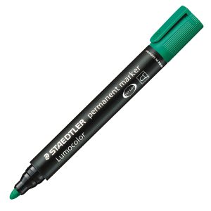 Marcatore Lumocolor Permanent 352 - punta tonda - tratto 2 mm - verde - Staedtler - immagine 1