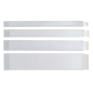 Portaetichette adesivo Ies L40 - 40 x 300 mm - grigio - Sei Rota - conf. 10 pezzi - immagine 1