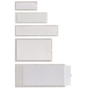 Portaetichette adesivo Iesti B4 - 65 x 100 mm - trasparente - Sei Rota - conf. 10 pezzi - immagine 1