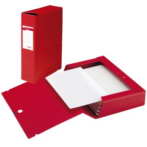 Scatola archivio Scatto - dorso 6 cm - 25 x 35 cm - rosso - Sei Rota - immagine 1