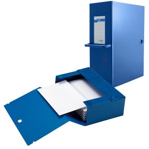 Scatola archivio Big - con maniglia - dorso 12 cm - 25 x 35 cm - blu - Sei Rota - immagine 1