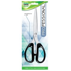 Forbice 4336 Professional - 21 cm - lama acciaio inox - nero/grigio - Lebez - immagine 1