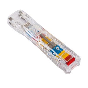Sparamolle SuperClip - 25 mollette incluse - misure assortite - colori assortiti - Lebez - immagine 2