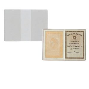 Porta carta identità - PVC - 15,5 x 11 cm - trasparente - Sei Rota - conf. 100 pezzi - immagine 1