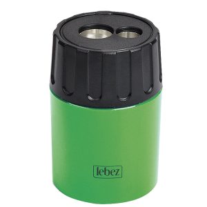 Temperamatite - 2 fori - con contenitore - Lebez - immagine 5
