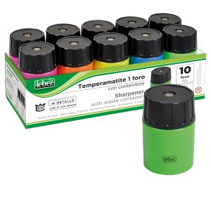 Temperamatite - 1 foro - con contenitore - Lebez - immagine 1