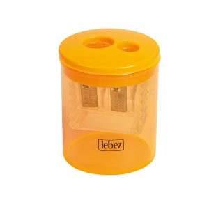 Temperamatite - 2 fori - con contenitore - Lebez - immagine 3