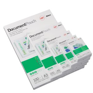 Pouches - government card - 65 x 95 mm - 2 x 125 micron - GBC - conf. 100 pezzi - immagine 1