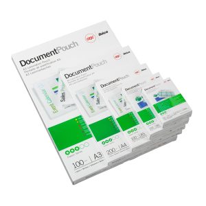 Pouches - government card - 65 x 95mm - 2 x 250 micron - GBC - conf. 100 pezzi - immagine 1