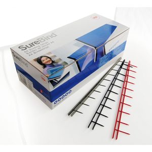 Pettini Surebind - 10 denti - 50 mm - bianco - GBC - conf. 100 pezzi - immagine 1