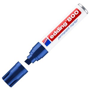 Marcatore permanente Edding 800 - punta 4 - 12 mm - blu - Edding - immagine 1