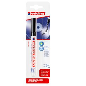 Marcatori per CD/DVD 8400-8500 RW - punta 1 mm - nero permanente - Edding - immagine 1