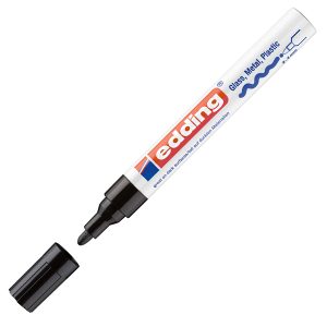 Marcatore permanente a vernice 750 - punta 2 - 4 mm - nero - Edding - immagine 1