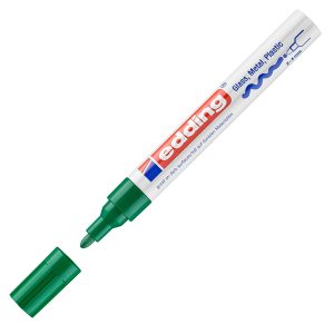 Marcatore 750 a vernice - punta 2 - 4 mm - verde - Edding - immagine 1