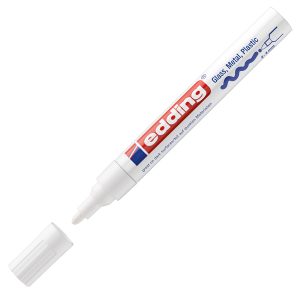 Marcatore permanente a vernice 750 - punta 2 - 4 mm - bianco - Edding - immagine 1