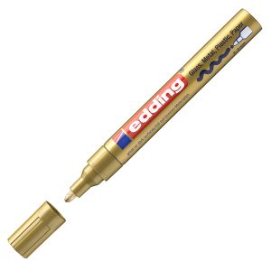 Marcatore permanente a vernice 750 - punta 2 - 4 mm - oro - Edding - immagine 1