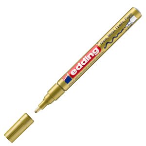Marcatore permanente a vernice 751 - punta 1 - 2 mm - oro - Edding - immagine 1
