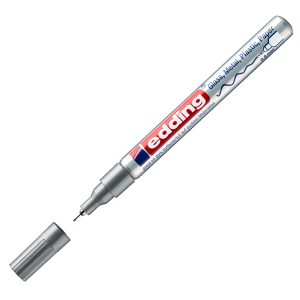 Marcatore permanente a vernice 780 - punta 0,8 mm - argento - Edding - immagine 1