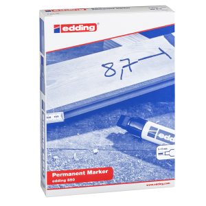 Marcatore permanente Edding 850 - punta 5 -16 mm - blu - Edding - immagine 2