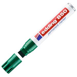 Marcatore permanente Edding 850 - punta 5 - 16 mm - verde - Edding - immagine 1