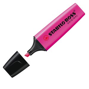 Evidenziatore Stabilo Boss Original - punta a scalpello - tratto 2 - 5 mm - lilla 58 - Stabilo - immagine 1