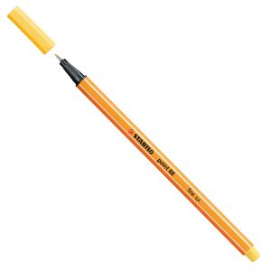 Fineliner Point 88 - tratto 0,4 mm - giallo 44 - Stabilo - immagine 1