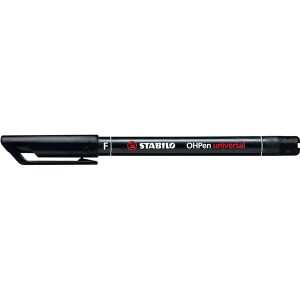 Pennarello OHPen universal permanente 842  - punta fine 0,7 mm - nero - Stabilo - immagine 1