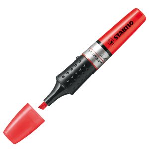 Evidenziatore Stabilo Luminator - punta a scalpello - tratto 2 -5 mm - rosso - Stabilo - immagine 1