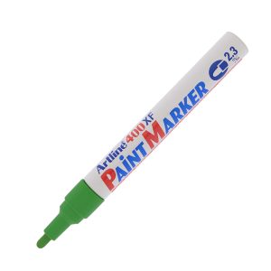 Marcatore permanente a vernice A 400 - punta tonda - 2,3 mm - verde - Artline - immagine 1