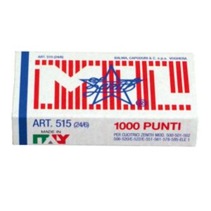 Punti 515 - 24/6 - acciaio naturale - metallo - Zenith - conf. 1000 punti - immagine 1