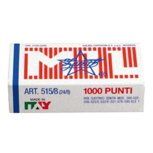 Punti 515/8 - 24/8 - acciaio naturale - metallo - Zenith - conf. 1000 punti - immagine 1