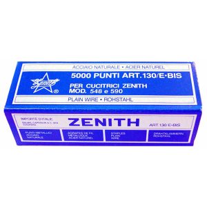 Punti 130/E bis - 6/4 - acciaio naturale - metallo - Zenith - conf. 5000 punti - immagine 1