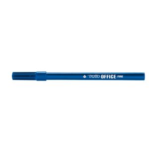 Pennarelli Office - punta feltro - punta fine - tratto 0,7 mm - blu - Tratto - conf. 12 pezzi - immagine 1