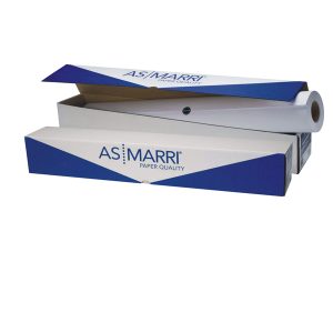 Carta J.90S - per plotter inkjet - 625 mm x 50 mt - 90 gr - opaca - bianco - As Marri - immagine 1