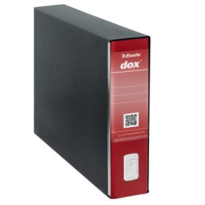 Registratore Dox 10 - dorso 8 cm - 46 x 31,5 cm - rosso - Esselte Dox - immagine 1