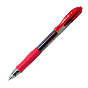 Roller gel a scatto G-2 - punta 0,7mm - rosso - Pilot - immagine 1