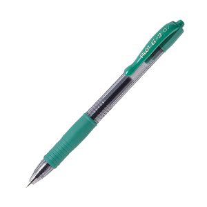 Roller gel a scatto G-2 - punta 0,7mm - verde - Pilot - immagine 1